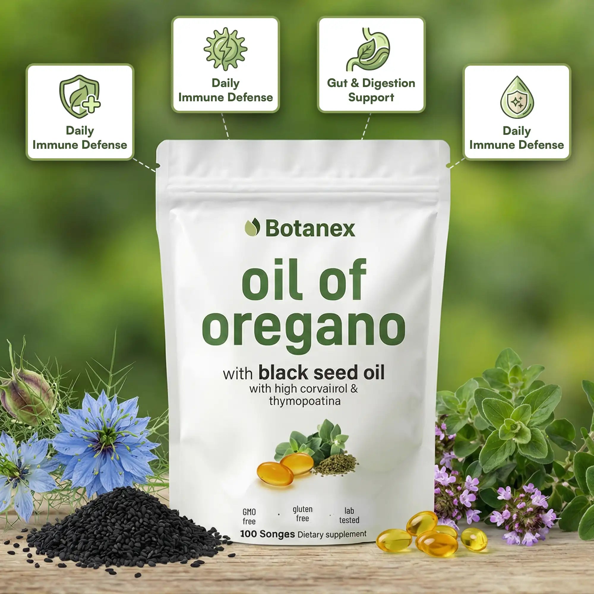 Oil of Oregano Softgel Capsules
